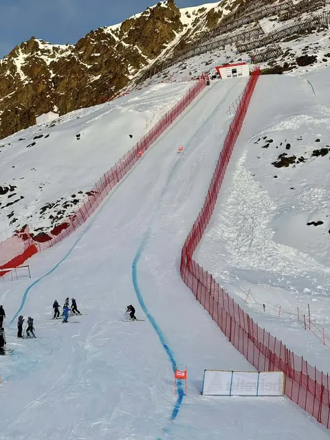 Die Strecke in St. Moritz kannte Anna Schilcher bereits von den Weltcupabfahrten. | Foto: Schilcher