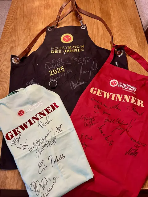 Die Siegerschürzen | Foto: David Kruselburger