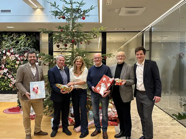 Die Lions waren bei der Sparkassen-Aktion dabei. | Foto: Sparkasse Neunkirchen