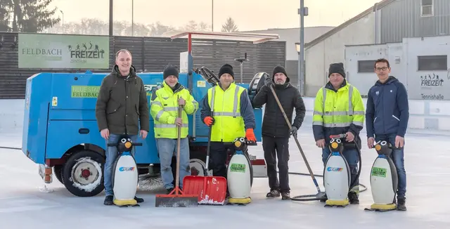 Dank professioneller Pflege erwartet die Besucher eine top-präparierte Eisfläche. | Foto: Stadtgemeinde Feldbach