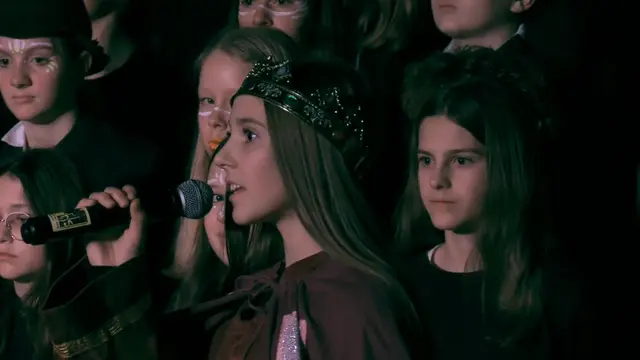 Die Schüler begeisterten das Publikum mit ihrem Gesang. | Foto: MMS Kirchdorf