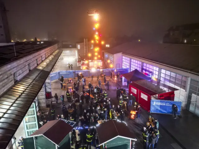 Der Abend fand diesmal im Innenhof statt. | Foto: ffmoedling.at