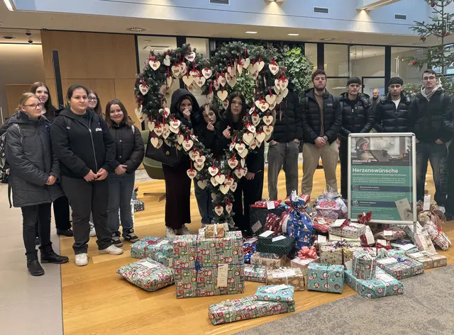 Auch die HAK Neunkirchen beteiligte sich an der Aktion. | Foto: Sparkasse Neunkirchen