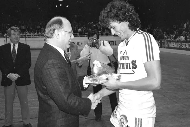 Torschützenkönig 1987, Toni Polster.  | Foto: APA-Images / brandstaetter images / Votava