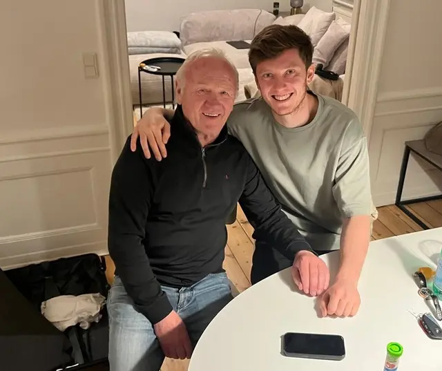 "Miki" Postmann zu Besuch bei Michael Gregoritsch in Brönby Kopenhaben. | Foto: Michael Postmann