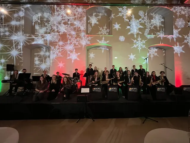 Die BORGbigband spielte bei der Weihnachtsfeier des Bundesministeriums. | Foto: BORG Wr. Neustadt