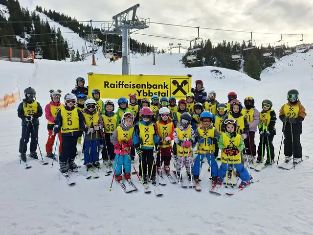 Die teilnehmenden Kinder des Schikurses waren top motiviert. | Foto: Sportunion Waidhofen/Ybbs