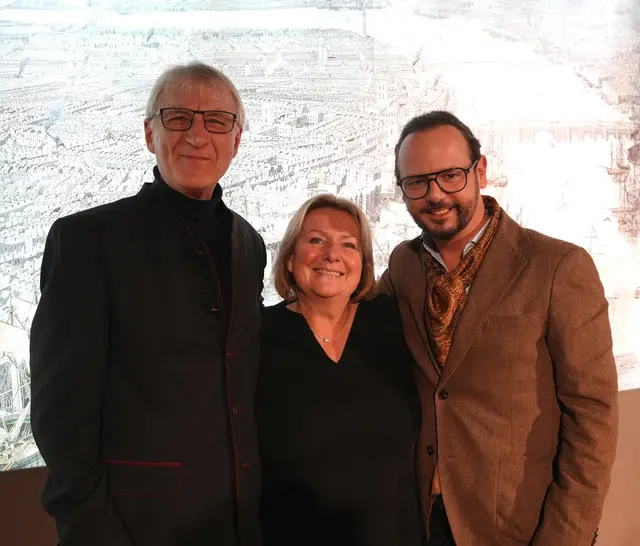 Hans Rupp (Club of Rome Carnuntum), Gabriele Ecker (Förderin) und Michael Linsbauer (künstlerischer Leiter der Haydnregion NÖ) | Foto: Haydnregion NÖ