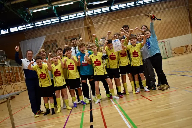 Die Mittelschule Bad Schwanberg hat nach drei Jahren wieder den Bezirksmeistertitel im Futsal geholt. | Foto: MeinBezirk/Simon Michl