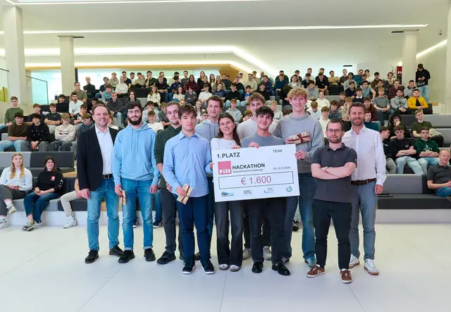  Mit einer ausgezeichneten Gesamtleistung gelang es dem Team „Filluminati“, die Jury zu beeindrucken und sich den Sieg beim vierten Fill-Hackathon zu holen.   | Foto: Fill