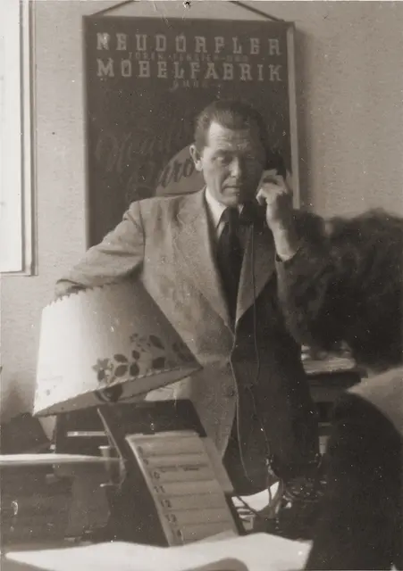 Firmengründer Karl Markon in den Anfangsjahren bei neudoefler. | Foto: neudoerfler Archiv