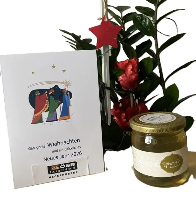 Als Zeichen der Wertschätzung überreichte der Seniorenbund Neckenmarkt auch heuer jedem Mitglied zu Weihnachten und zum Jahreswechsel ein Glas regionalen Qualitätshonigs. | Foto: Paul MAYERHOFER