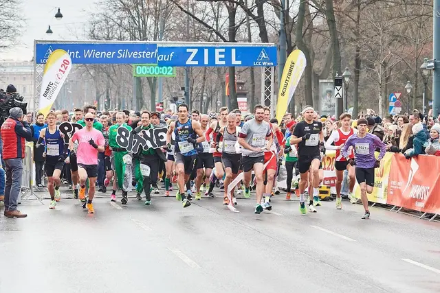 Der Internationale Silvesterlauf des LCC findet heuer zum 49. Mal statt. Dies wird für einige Öffi-Anpassungen am Ring sorgen. (Archiv) | Foto: LCC Wien