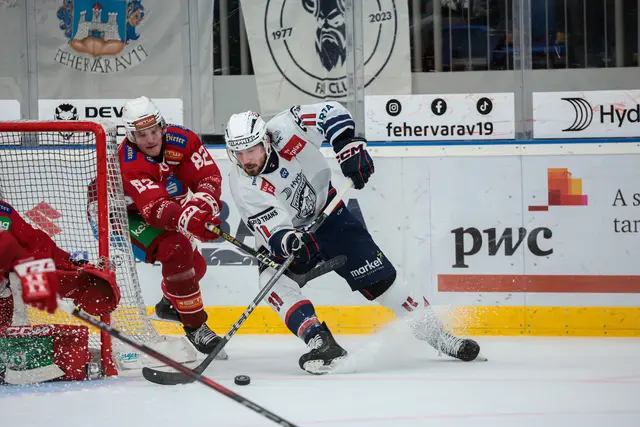 Die Rotjacken sind mit einem 6:3 bei Fehérvár AV19 zurück auf Tabellenplatz eins. (Archivfoto) | Foto: Soós Attila