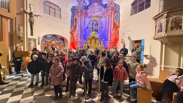Die Kinder standen im Zentrum des vorweihnachtlichen Abends. | Foto: Musikschule Hollenegg