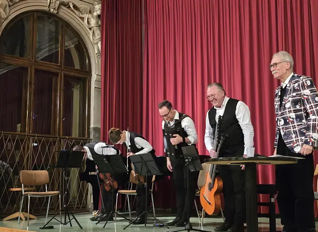 Das Quartett Die Kleeblätter und Bruno Ludl. | Foto: CulturaLatina