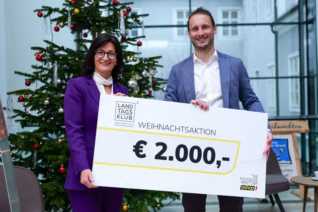 Margit Angerlehner und Thomas Kramesberger. | Foto: MeinBezirk OÖ/Siegl