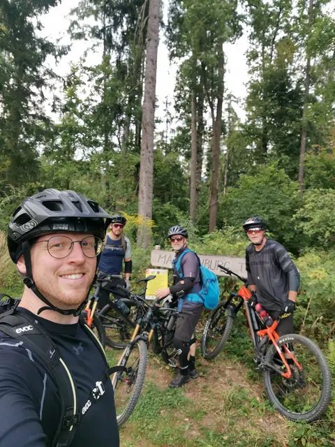 LEtsBIKEr auf Tour: Robert Gahr, Udolf Brucker, Andreas Gerold, Christian Oswald (v.l.). | Foto: LEtsBIKE