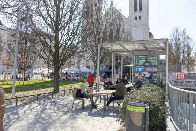 Heuer wurde die Umgestaltung des Enkplatzes gefeiert.  | Foto: Rene Brunhölzl