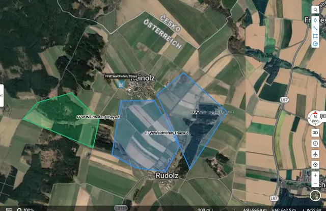 Das Suchgebiet im nördlichen Waldviertel | Foto: FF Waidhofen/Thaya