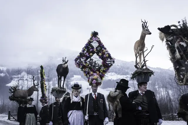 Die Perchten ziehen am 1. Jänner 2026 durch Bad Gastein und am 6. Jänner 2026 durch Bad Hofgastein. | Foto: Florian Bachmeier