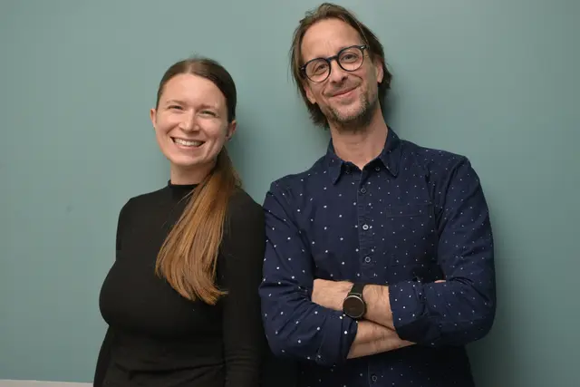 Denise Lechner, BSc MSc (Advanced Practice Nurse, Klinische Abteilung für Anästhesie und Intensivmedizin, Station 2) und DGKP Peter Redl-Lenk, BSc MSc (Stabstelle Pflegedirektion) | Foto: UK St. Pölten