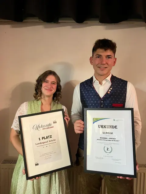 Alexander Krall (re.), Obmann der LJ Brückl | Foto: LJ Brückl