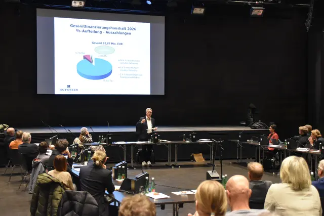 Bürgermeister Martin Krumschnabel präsentierte die Zahlen zum Kufsteiner Budget 2026 am Mittwoch, den 17. Dezember.  | Foto: Barbara Fluckinger