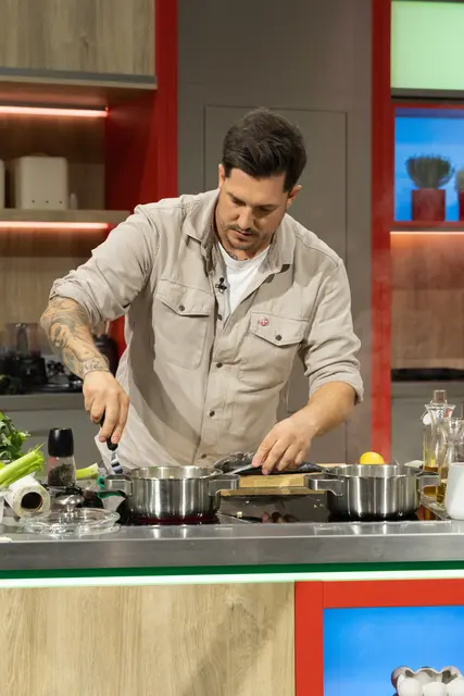 Die Küchenschlacht - Sendung vom 24. November 2025: David Kruselburger | Foto: ZDF/Norman Kalle