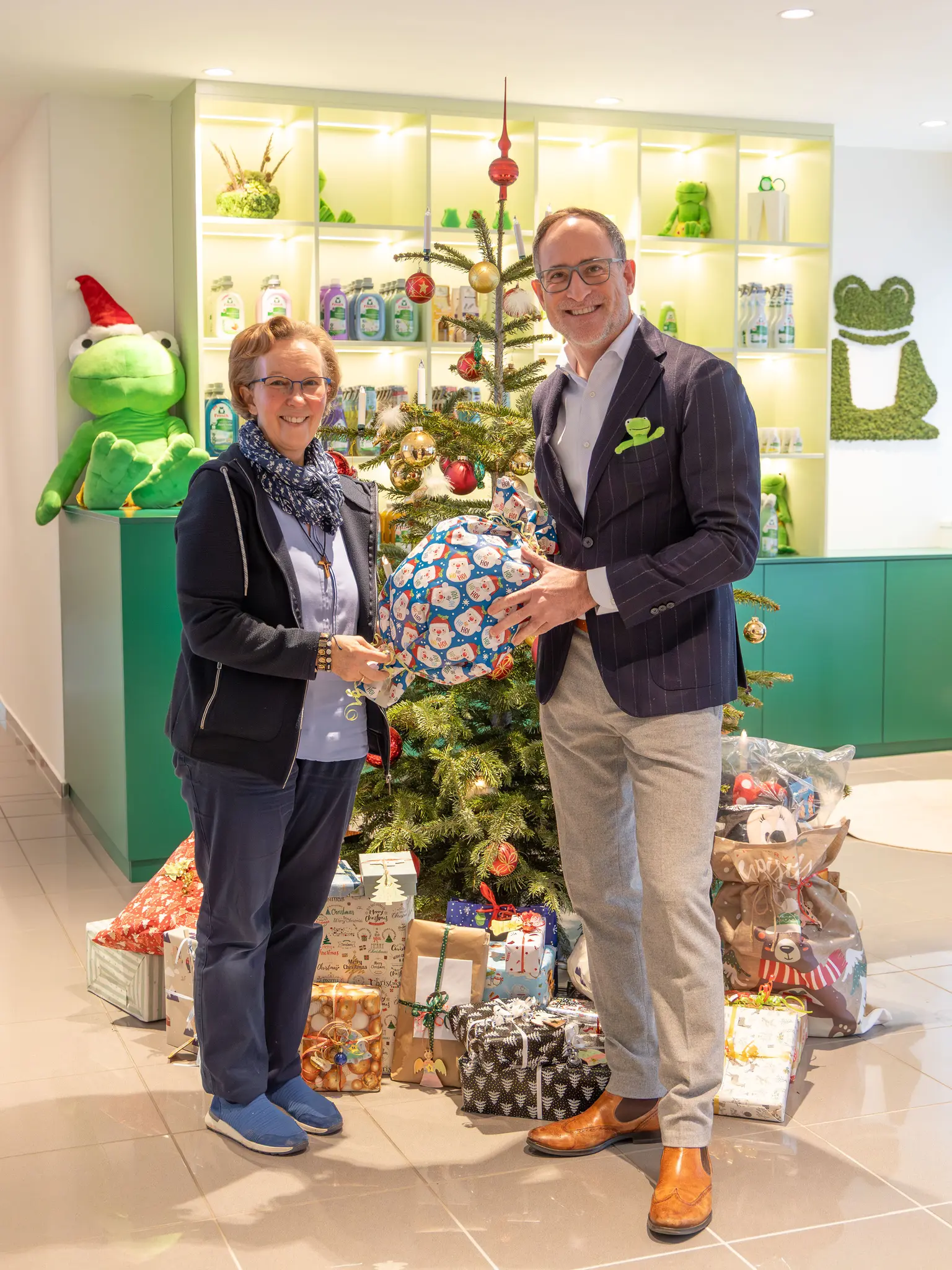 Hort San Helios Hallein: Wunschbaum: Werner & Mertz spendet Freude