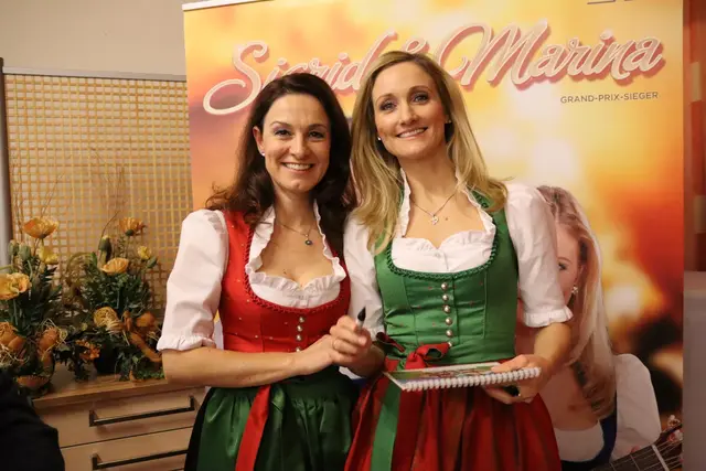 Die beiden Schwestern aus dem Salzkammergut, Sigrid und Marina