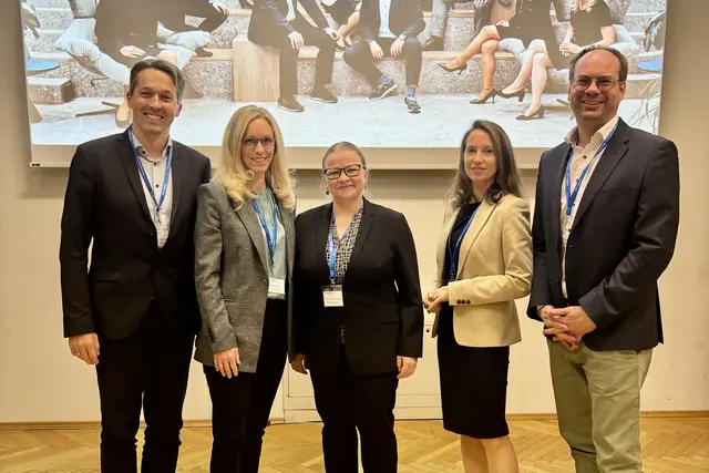 Am Foto v. li.: Johannes Kandlhofer, Daniela Trinkl, Edith Huber-Wurzinger, Evamaria Friedrich und Rainer Trinkl.  | Foto: KAPAS