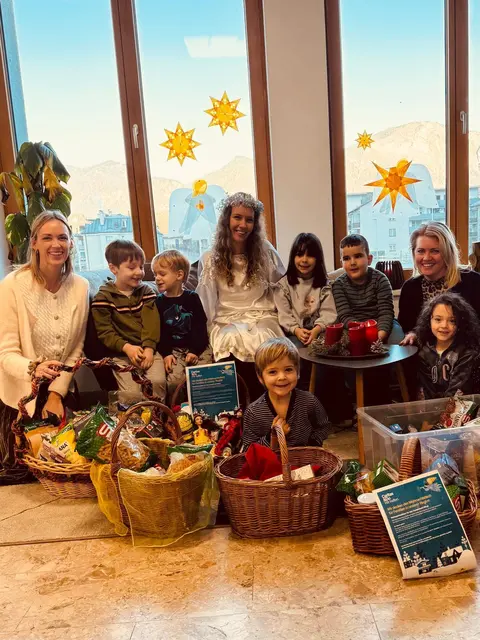 Abholung der Lebensmittelspenden im Pfarrkindergarten Wörgl. | Foto: Freiwilligenzentrum Kitzbüheler Alpen