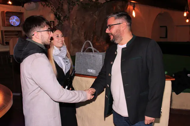 Hannes Buchhauser gratulierte seitens der WKO Voitsberg. | Foto: Cescutti