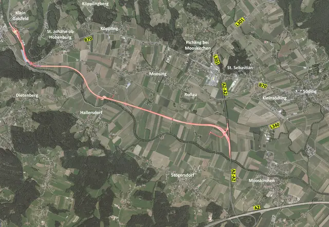 Das Land Steiermark stellte jetzt einen positiven Bescheid für die neue B70-Trasse aus. | Foto: Land Steiermark