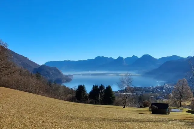Einfach HERRLICH der nebelfreie Blick auf den See.