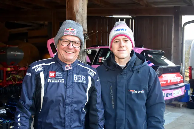 Raimund Baumschlager mit Marcel Neulinger. | Foto: Harald Illmer