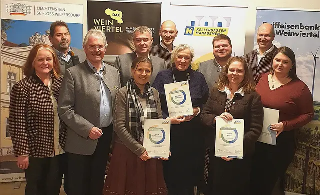 Kellergassenführer und -führerinnen freuen sich schon auf ihre Gäste | Foto: Eva Gabriel