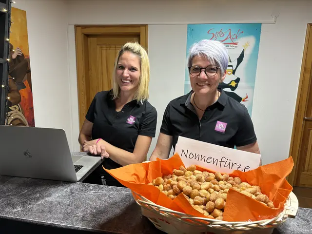 Insgesamt sind 45 (!) Personen involviert und packen fleißig mit an. 