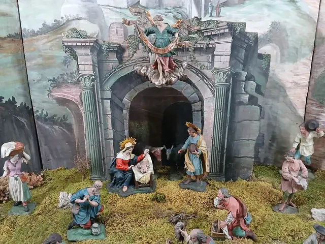 Ein Detail-Ausschitt der Schwanthaler Krippe. | Foto: Gerhard Mittendorfer