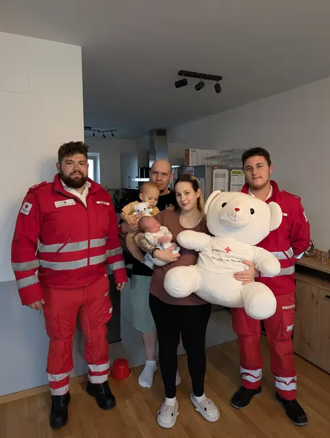 Marcello Kaminek, Familie Lackner mit Luca, Maximilian Reinelt. | Foto: RK Atzenbrugg