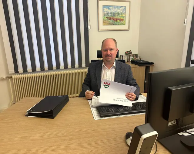 Katzelsdorfs Bürgermeister Michael Nistl (ÖVP). | Foto: Gemeinde Katzelsdorf