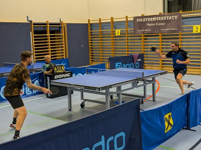 Spannendes Finalspiel zwischen Stefan Bergmann (li.) und Wolfgang Schipflinger