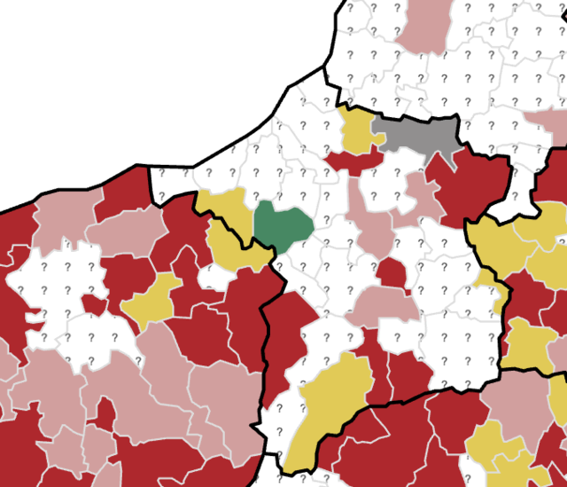 Viele Fragezeichen im Bezirk Ried: 21 von 36 Gemeinden haben keine Daten für den Betreuungsatlas geliefert. | Foto: AK OÖ