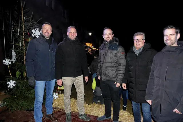 STR Christian Taudes, Leonhard Liebhart, Vize Bgm. Maximilian Peter, Vize Bgm. Andreas Fleck, Anton Meyer.