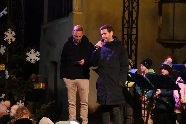 die Initiatoren des Christmas Walk Anton Meyer, Leonhard Liebhart.