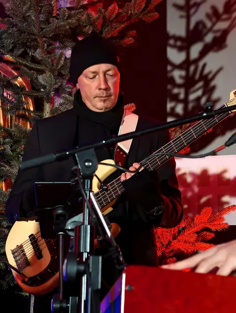 Am Bass Wolfgang Köck. | Foto: Christian Nowotny