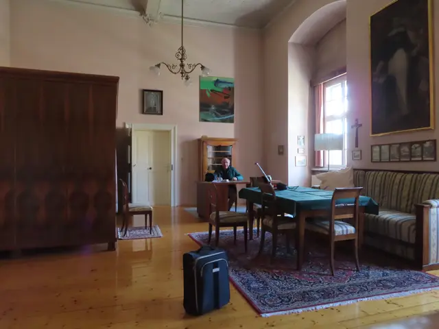 Ich durfte im Benediktinerstift ein Subpriorat-Zimmer beziehen - groß mit Schreibtisch und vor allem sehr luxuriös.