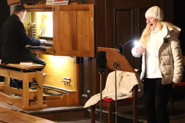 Michael Rexeis (Orgel) und Iris Benesch (Sopran) im feinen Zusammenspiel | Foto: Gerhard Langmann