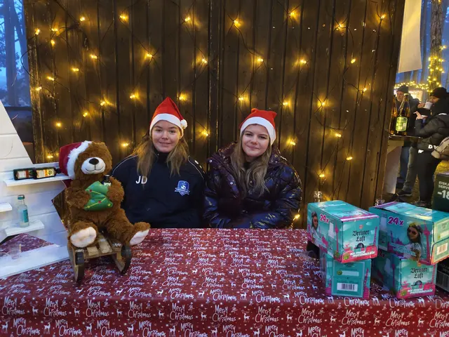 Jasmin und Anna begrüßten die Gäste bereits beim Eingang. 
